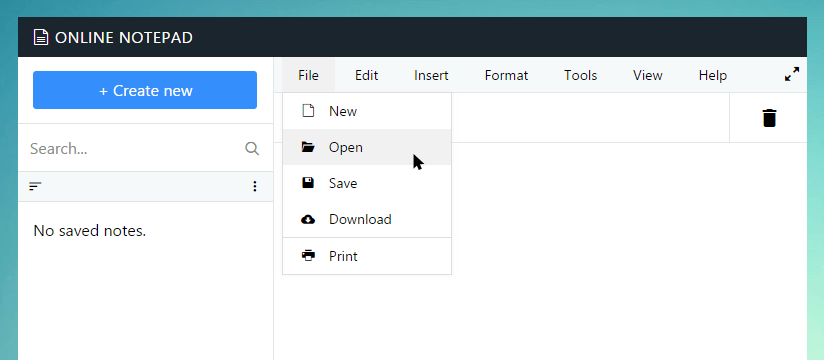 Open text file in Feeseo